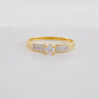 Anillo Canasta solitario tupido 1.75g / T7 1/2 Oro Amarillo 18K