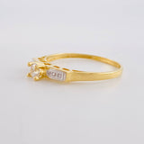 Anillo Canasta solitario tupido 1.75g / T7 1/2 Oro Amarillo 18K