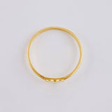 Anillo Corazon liso 0.95g / T6 Oro Amarillo 18K
