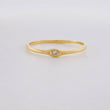 Anillo Zirconia 1.1g / T7 3/4 Oro Amarillo 18K