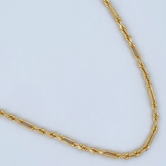 Cadena Lazo G 5.75gr / 61cm / Oro Amarillo +3 18K +