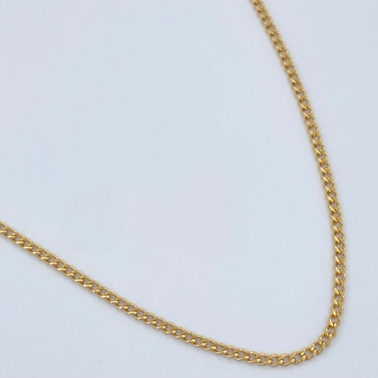 Cadena Cubana 1.8gr / 60.5cm / Oro Amarillo +1 18K +
