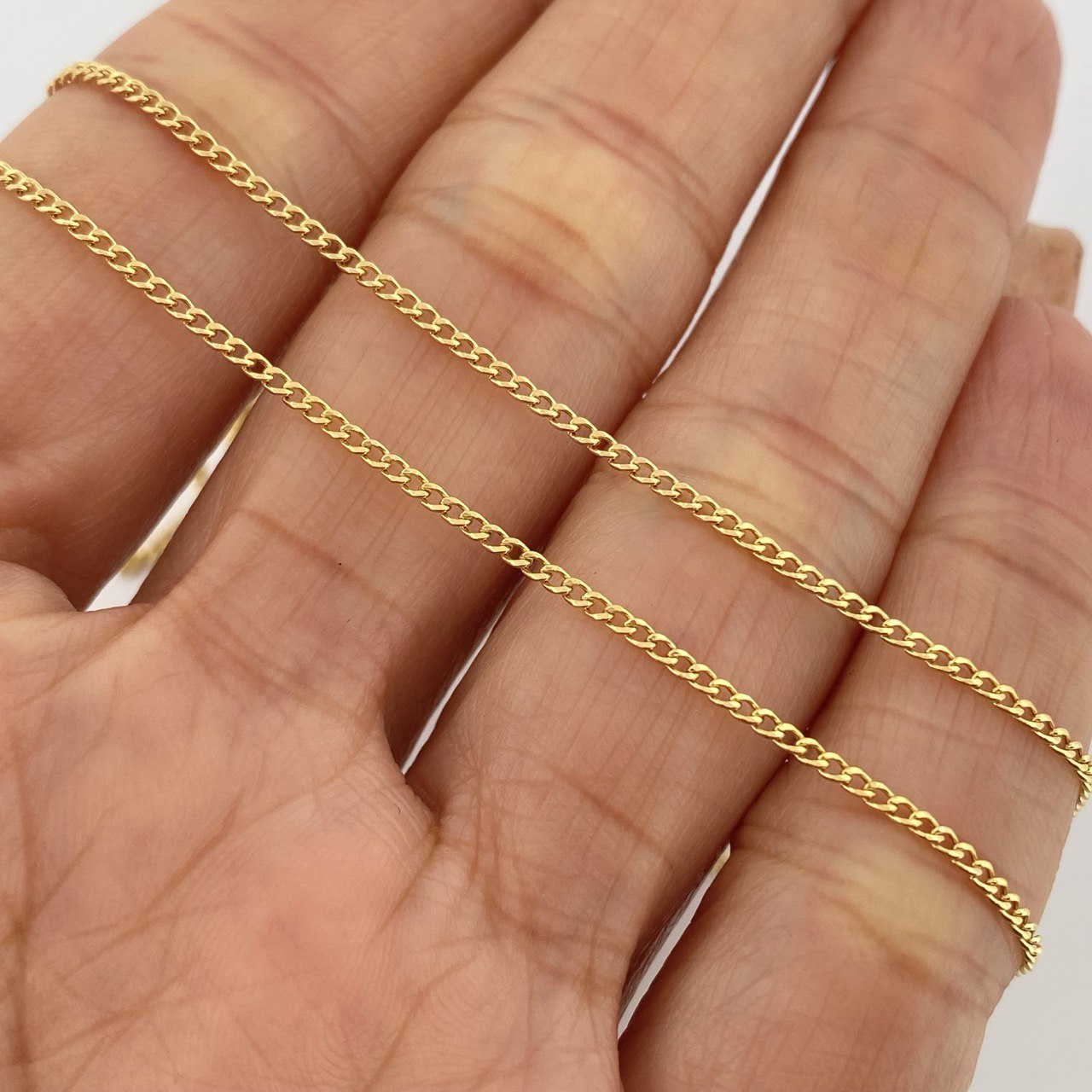 Cadena Cubana 1.75gr / 60cm / Oro Amarillo +1 18K +