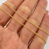 Cadena Cubana 1.75gr / 60cm / Oro Amarillo +1 18K +