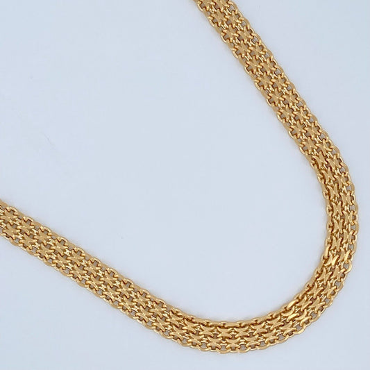 Cadena China 21.7gr / 60.5cm / Oro Amarillo +1 18K +
