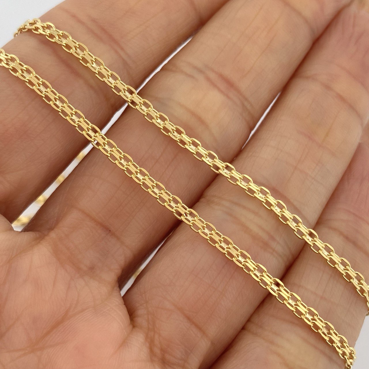 Cadena China 3.45gr / 59.6cm / Oro Amarillo +1 18K +
