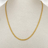 Cadena China 3.45gr / 59.6cm / Oro Amarillo +1 18K +