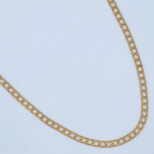 Cadena Panzer 13.8gr / 60cm / Oro Amarillo +1 18K +