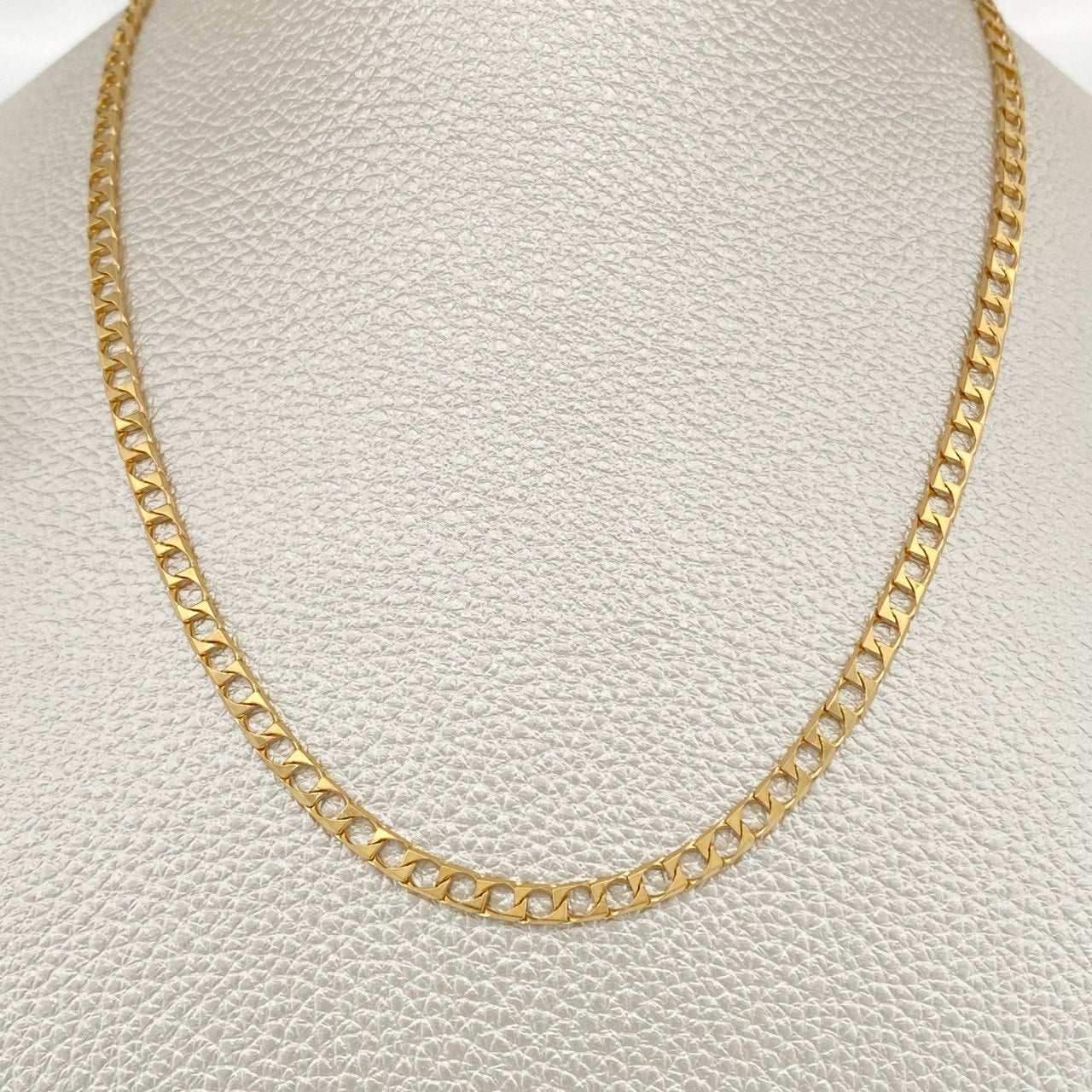 Cadena Panzer 13.8gr / 60cm / Oro Amarillo +1 18K +