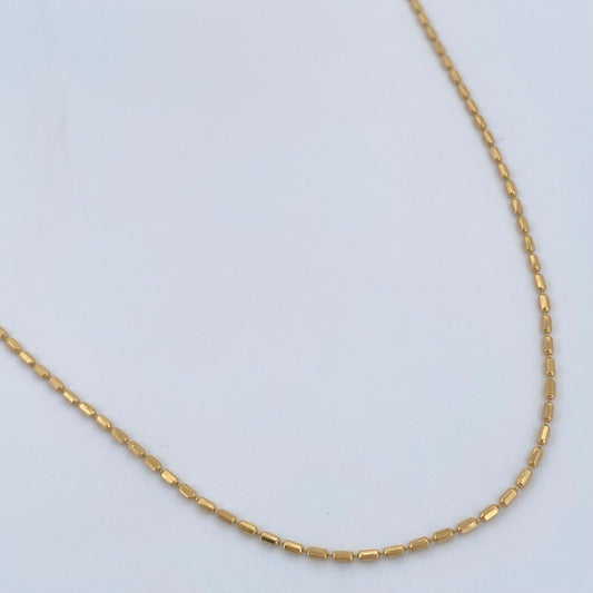 Cadena Morse 2.65gr / 60.5cm / Oro Amarillo +3 18K +