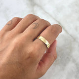 Anillo Tornillo 3.75gr / T8 3/4 / Oro Amarillo 18K *