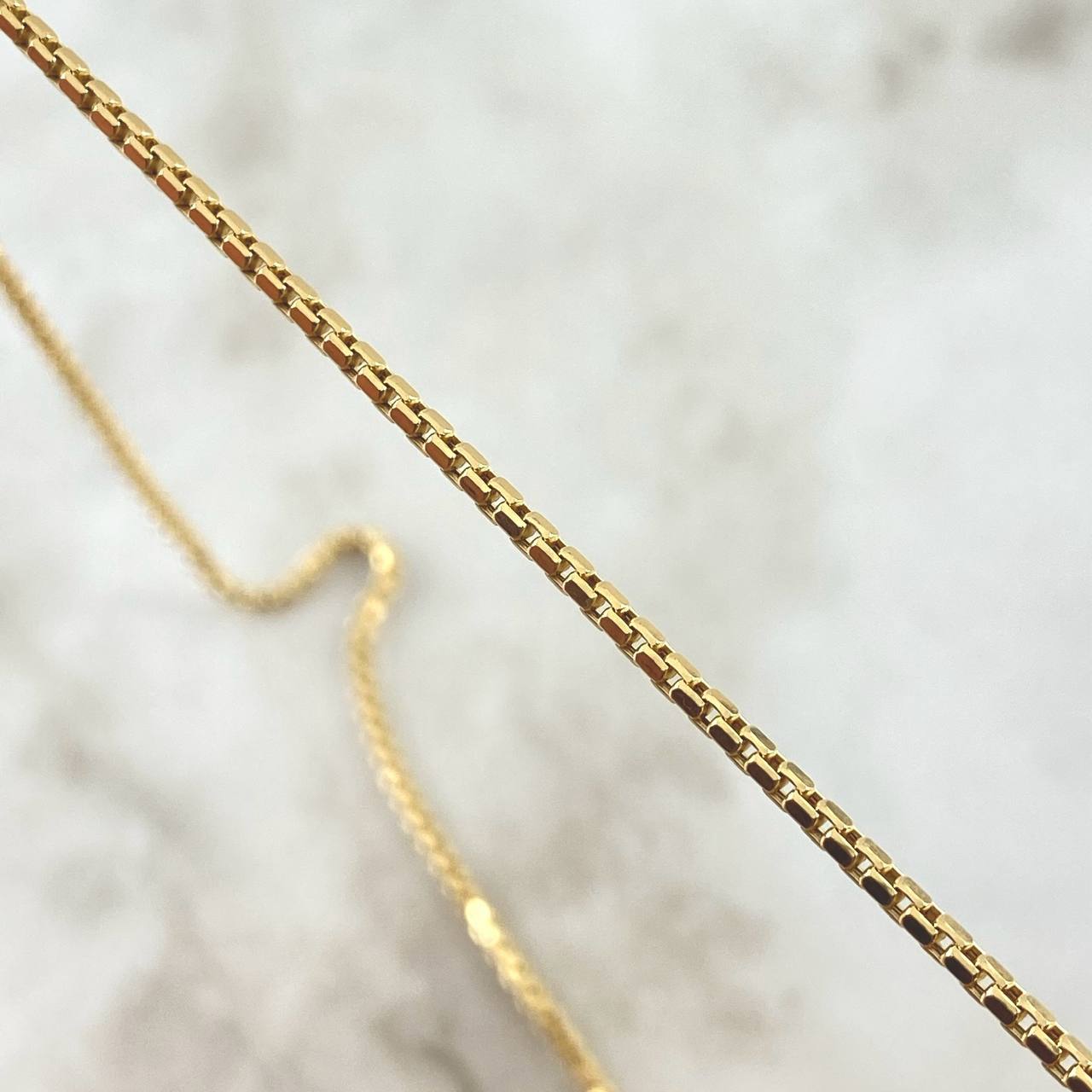 Cadena Veneciana 5.15gr / 50cm / 1.7mm Oro Amarillo +3 18K