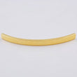 Herraje Tubular 0.4 g / 4 cm Oro Amarillo 18K
