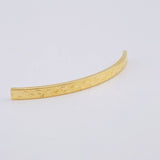Herraje Tubular Rombo 0.4 g / 4.4 cm Oro Amarillo 18K