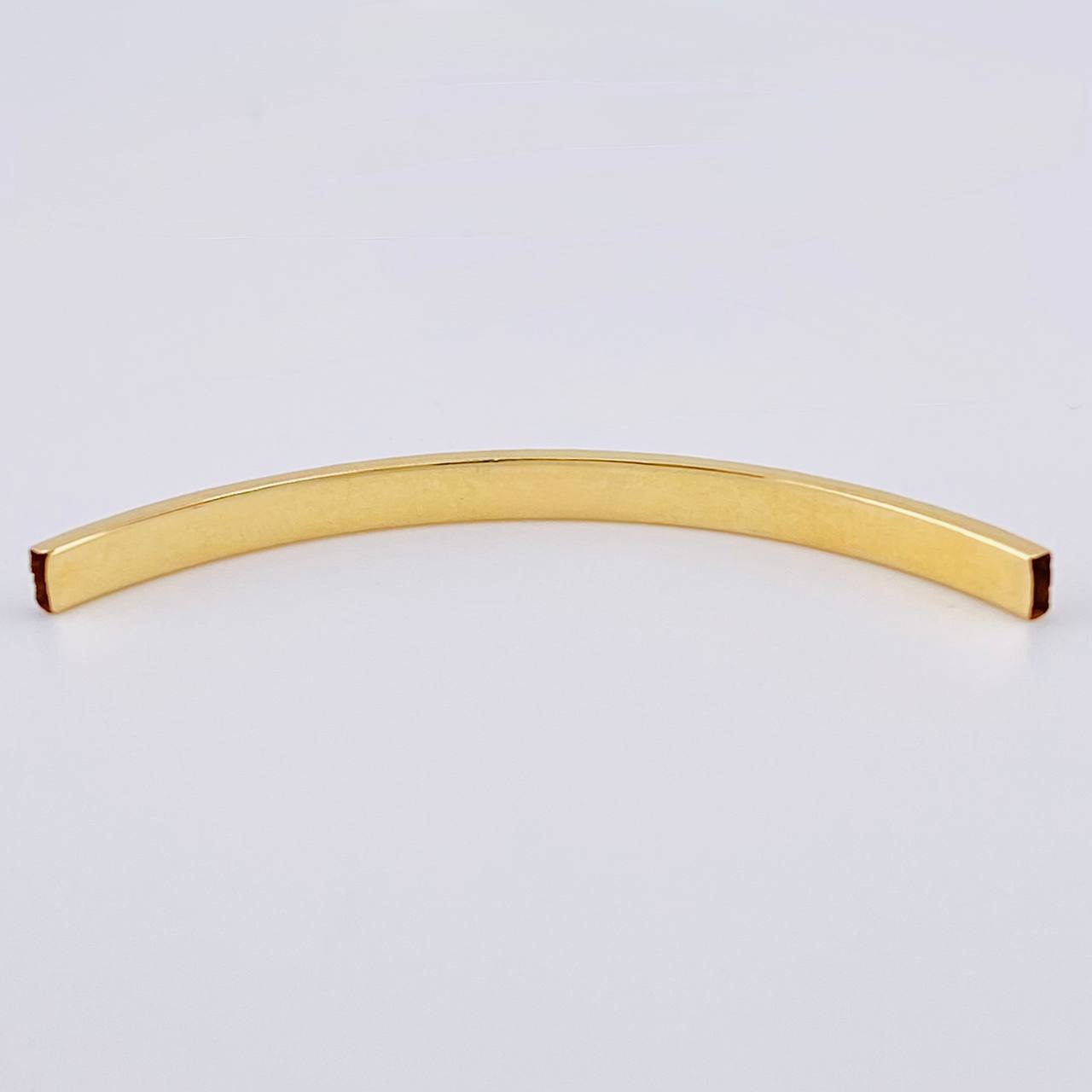 Herraje Tubular Rombo 0.4 g / 4.4 cm Oro Amarillo 18K