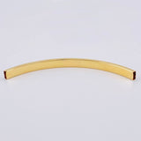 Herraje Tubular Rombo 0.4 g / 4.4 cm Oro Amarillo 18K