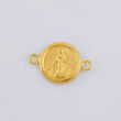 Herraje Virgen Milagrosa 0.55 g / 1.8 cm Oro Amarillo 18K