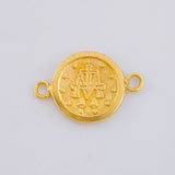 Herraje Virgen Milagrosa 0.55 g / 1.8 cm Oro Amarillo 18K