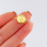 Herraje Virgen Milagrosa 0.55 g / 1.8 cm Oro Amarillo 18K