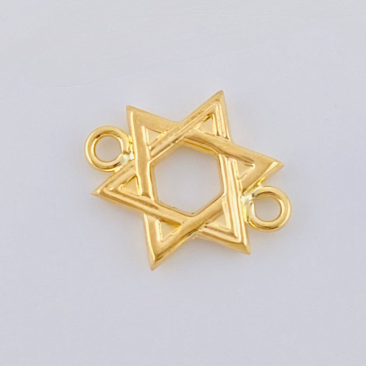 Herraje Estrella De David 0.6 g / 1.6 cm Oro Amarillo 18K