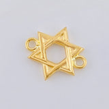 Herraje Estrella De David 0.6 g / 1.6 cm Oro Amarillo 18K