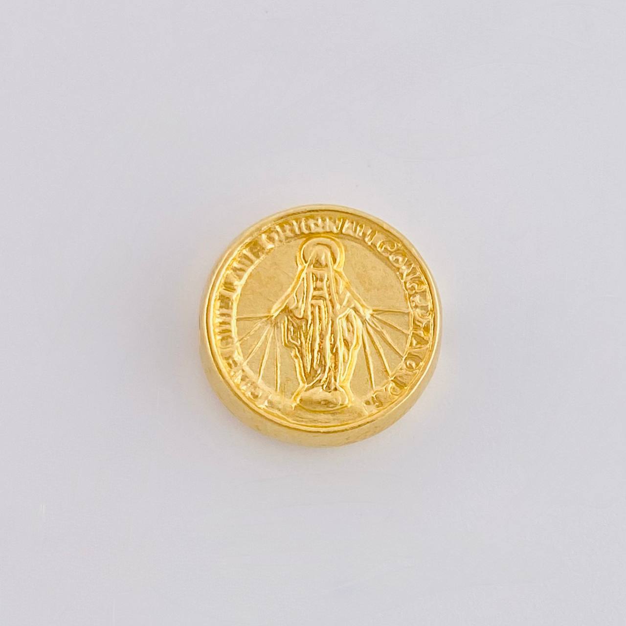 Herraje Virgen Milagrosa 0.75 g / 1.3 cm Oro Amarillo 18K