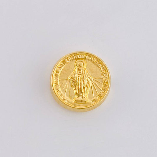 Herraje Virgen Milagrosa 0.75 g / 1.3 cm Oro Amarillo 18K