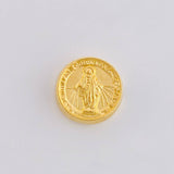 Herraje Virgen Milagrosa 0.75 g / 1.3 cm Oro Amarillo 18K