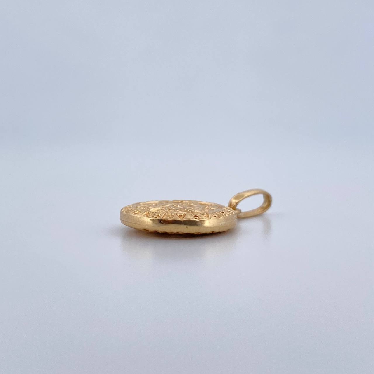 Dije Sagrada Familia 0.85gr / 2.2cm / Troquelado Oro Amarillo 18K &