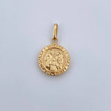 Dije Sagrada Familia 0.85gr / 2.2cm / Troquelado Oro Amarillo 18K &
