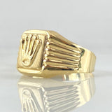 Anillo Corona Radial 2.6gr / T9 1/4 / Oro 18K ©
