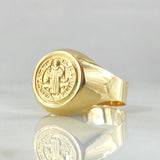Anillo San Benito 2.35gr / T10 1/4 / Oro 18K *