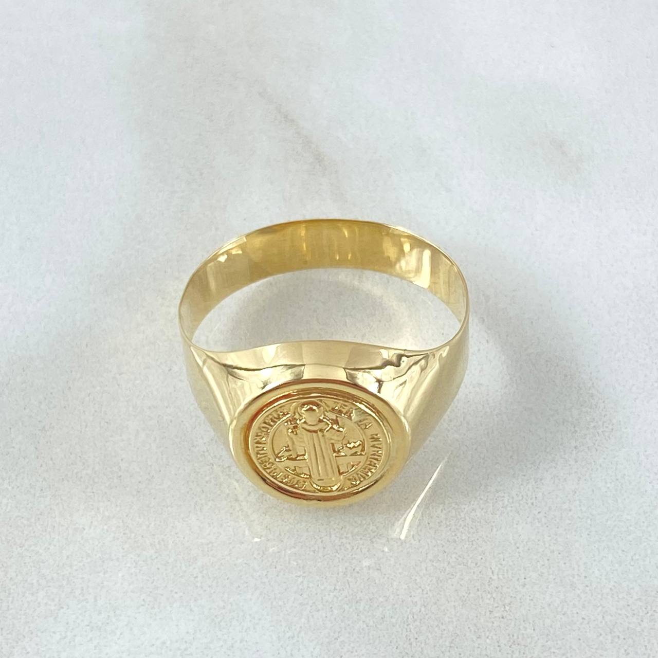 Anillo San Benito 2.35gr / T10 1/4 / Oro 18K *