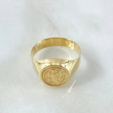 Anillo San Benito 2.35gr / T10 1/4 / Oro 18K *