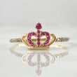 Anillo Corona 1.5gr / T7 1/2 / Oro 18K -