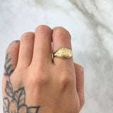 Anillo Virgen Milagrosa Estrellado 1.9gr / T9 1/4 / Oro Amarillo 18K ©
