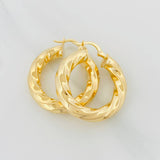 Candongas Lupe 5.55 g / 3.2 cm Oro Amarillo 18K