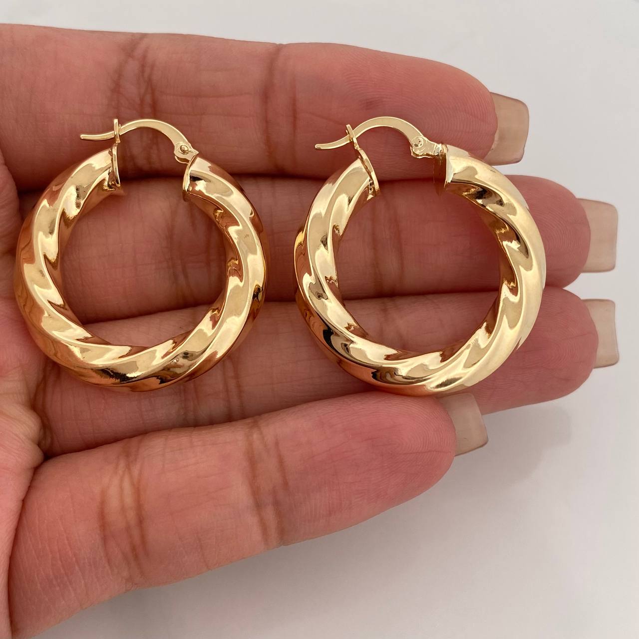 Candongas Lupe 5.55 g / 3.2 cm Oro Amarillo 18K