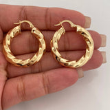 Candongas Lupe 5.55 g / 3.2 cm Oro Amarillo 18K