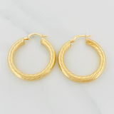 Candongas Lore 4 g / 3 cm Oro Amarillo 18K