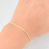 Pulso Franco 1.5g / 19.3cm / 1.6mm Oro Amarillo 18K