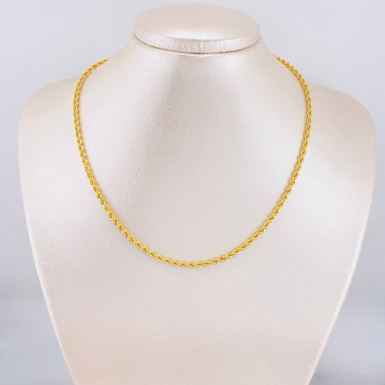 Cadena Lazo 3.75g / 40cm / 2.7mm Oro Amarillo 18K