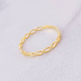 Anillo Infinito 0.8g / T6 1/4 Oro Amarillo 18K