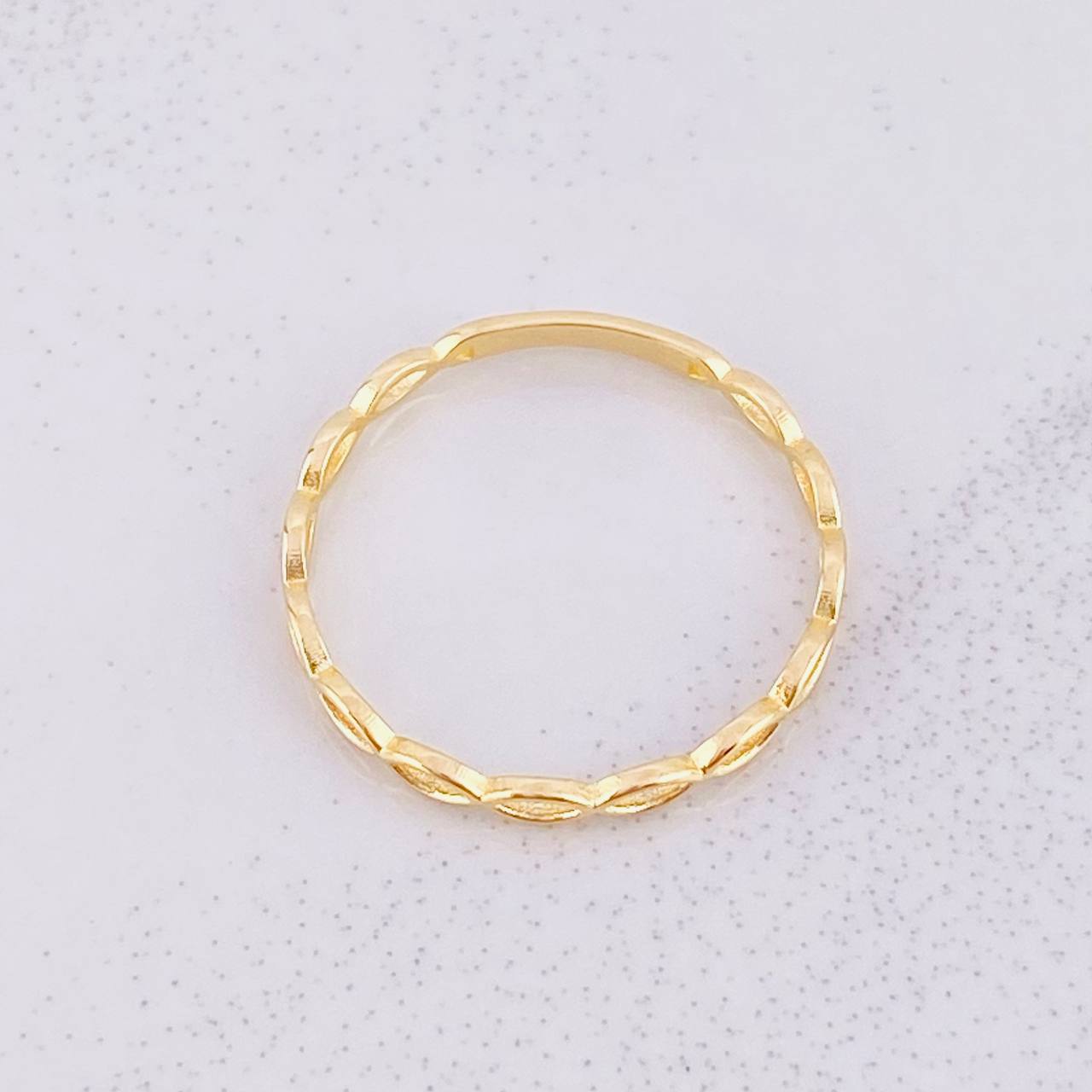 Anillo Infinito 0.7g / T8 3/4 Oro Amarillo 18K