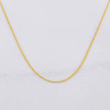 Cadena Mini Cubana 1.75g / 45cm / 0.95mm Oro Amarillo 18K