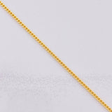 Cadena Mini Cubana 1.75g / 45cm / 0.95mm Oro Amarillo 18K
