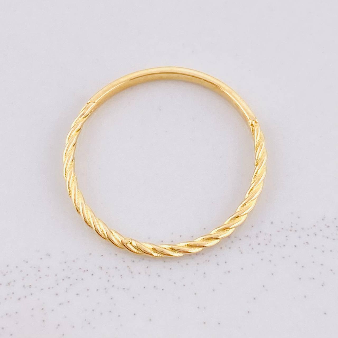 Anillo Trenzado 1.05g / T8 Oro Amarillo 18K