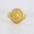 Anillo Rostro Cristo 2.55g / T10 Oro Amarillo 18K