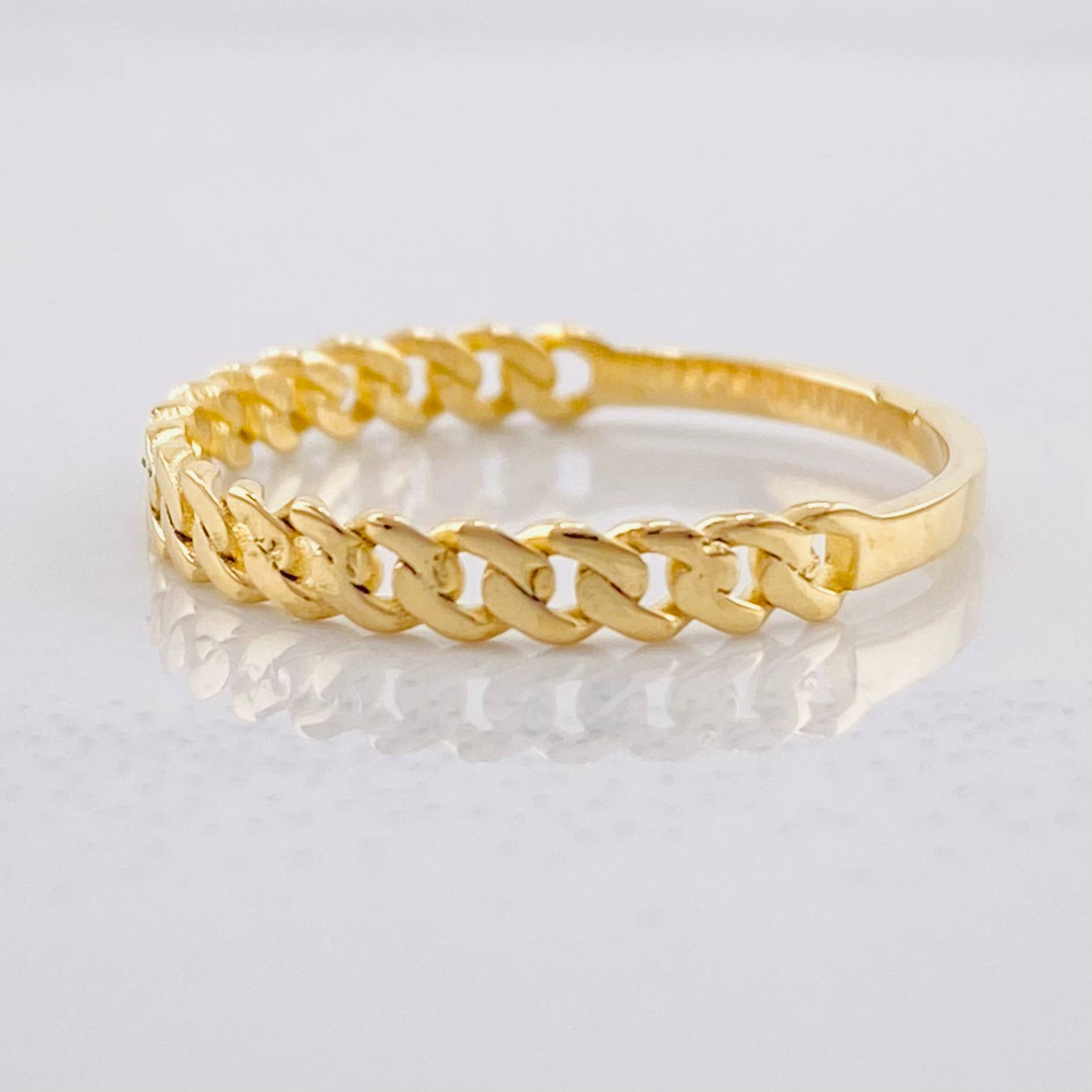 Anillo Cubano 1.2g / T6 1/2 Oro Amarillo 18K