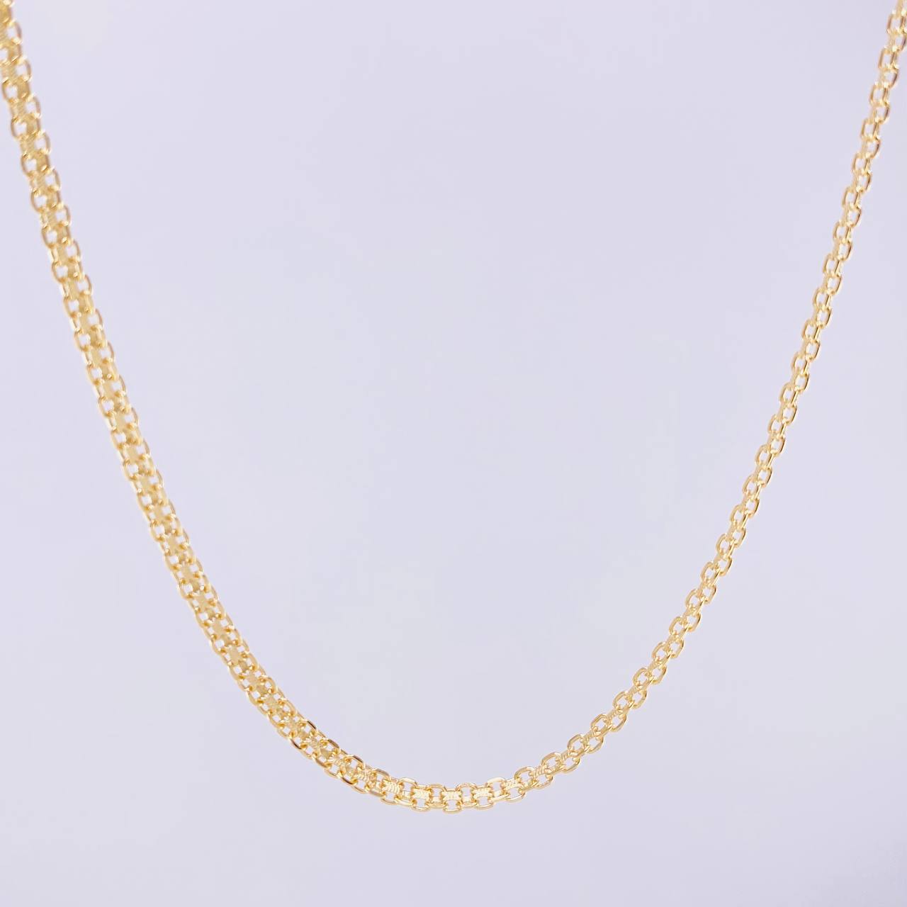Cadena China 2.6g / 45cm / 1.4mm Oro Amarillo 18K